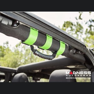 Jeep Gladiator Ultimate Grab Handles - Lime Green